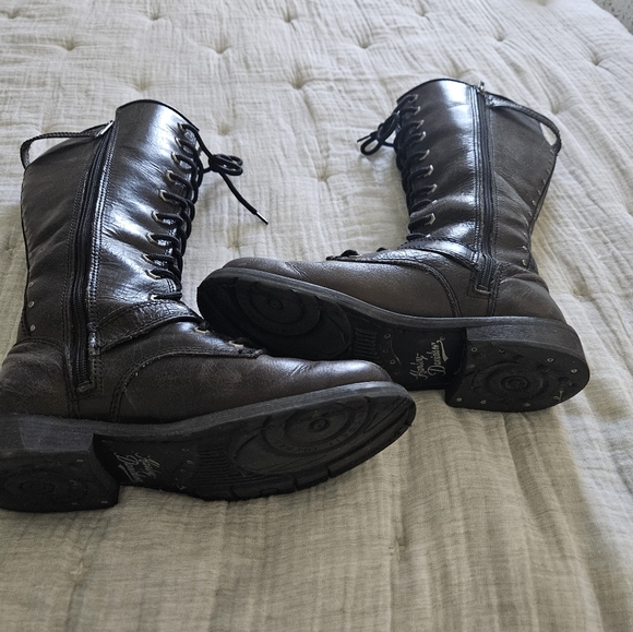 7.5 Harley Davison womens riding boot - Picture 3 of 4